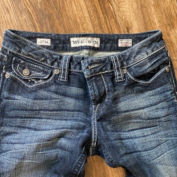 MEK USA DNM slim boot cut jean - Picture 2 of 3